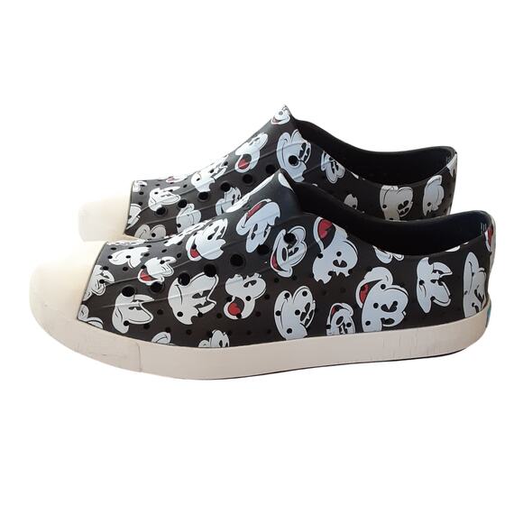 Native Jefferson Disney Mickey Mouse Mens 10 Adult Water Shoes Slip On Sneakers - Picture 3 of 10